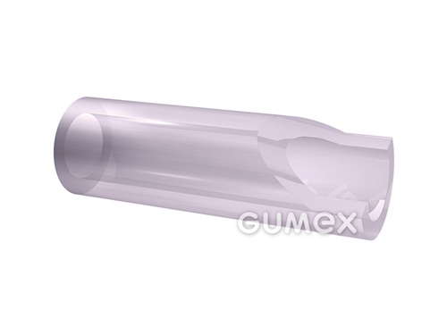 DR 1125, 3/5mm (3x1mm), 80°ShA, PVC, -15°C/+60°C, transparent rosa, 